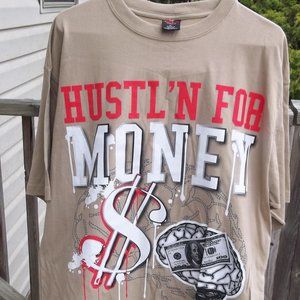 Men's T-Shirt by IcedOut  Brown Size XL NEW